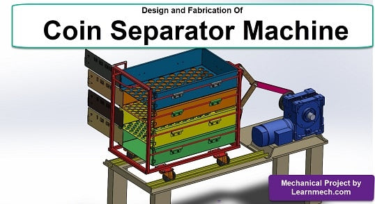 Projeto e fabricação de máquina separadora de moedas