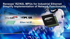 Renesas lança novos MPUs para comunicação Ethernet industrial avançada