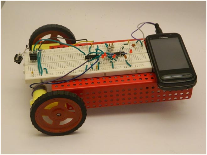 Microcontroller Robopro Robô controlado por telefone celular sem microcontrolador: guia passo ...