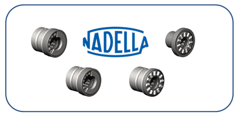 Rolamentos combinados RAX da Nadella com carga axial + radial