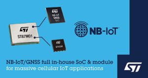 STMicroelectronics lança módulos industriais NB-IoT ultracompactos