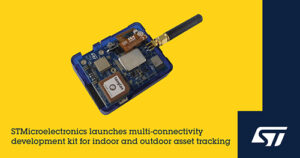 STMicroelectronics oferece kit de desenvolvimento de multiconectividade para rastreamento de ativos