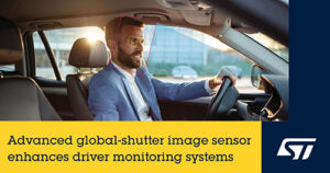 Sensor de imagem de obturador global avançado aprimora os sistemas de monitoramento de driver