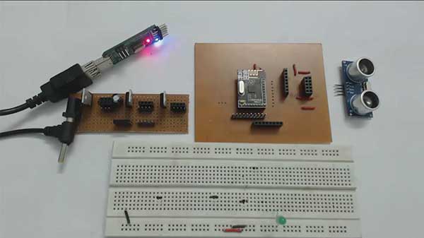 Sensor ultrassônico com NRF24LE1 (Parte 11/14)