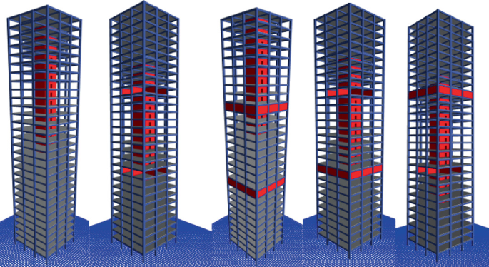 Sistemas cantilever para estabilidade de edifícios altos