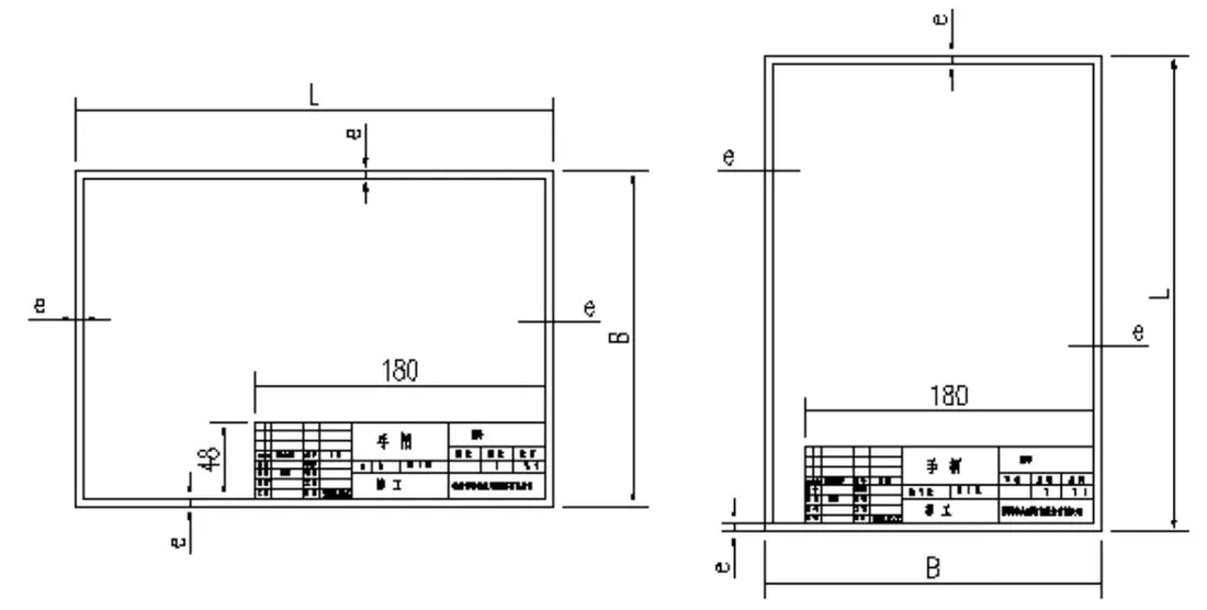 Tamanho padrão da moldura de desenho CAD: desvendando os segredos