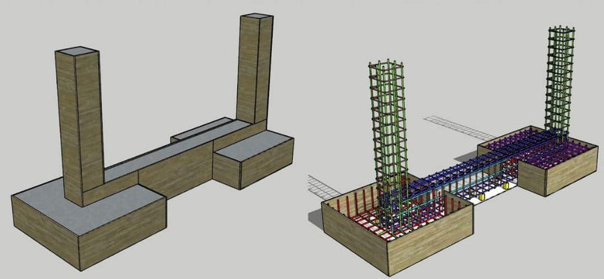 Types, design and construction of strip foundations 