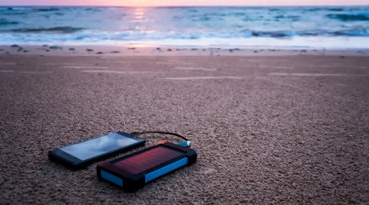 Usando energia solar em celulares e laptops