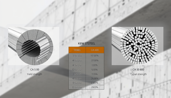 Diferença entre Aço CA-50 e CA-60 em Concreto Armado: Comparação entre diferentes tipos de aço para armaduras
