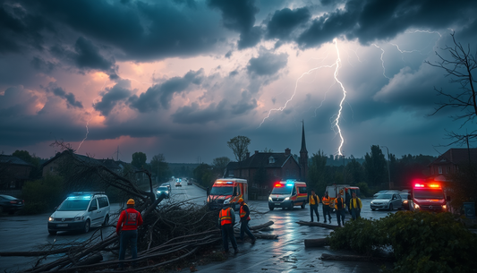 Tempestades devastadoras na Europa Central: Equipes de Resgate Mobilizadas