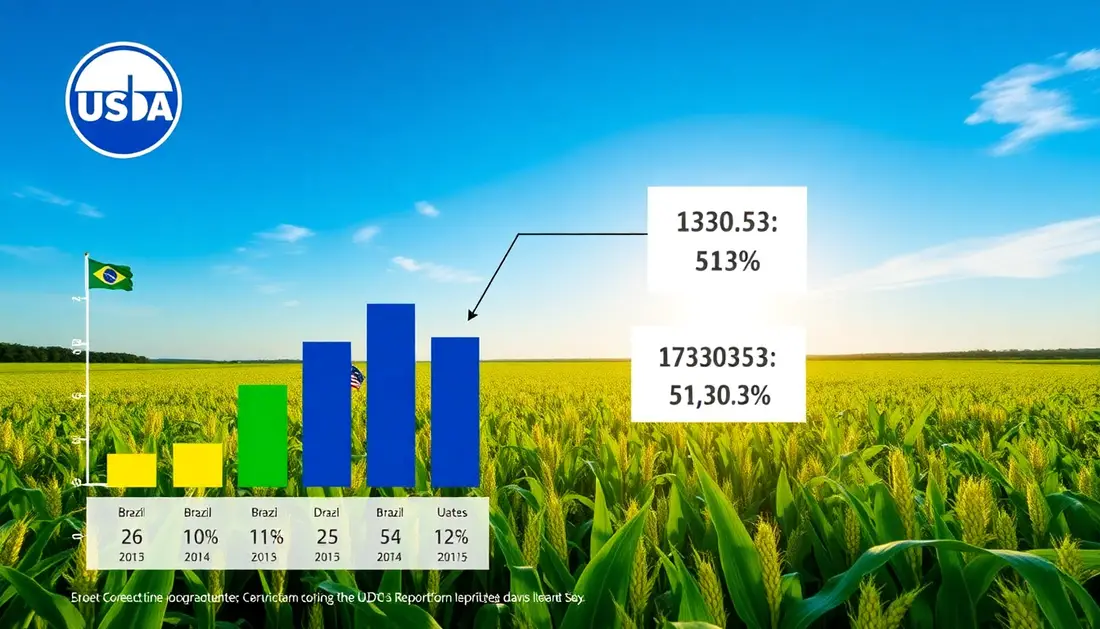 Relatório de oferta e demanda de Milho do USDA e os Impactos na Produção Brasileira