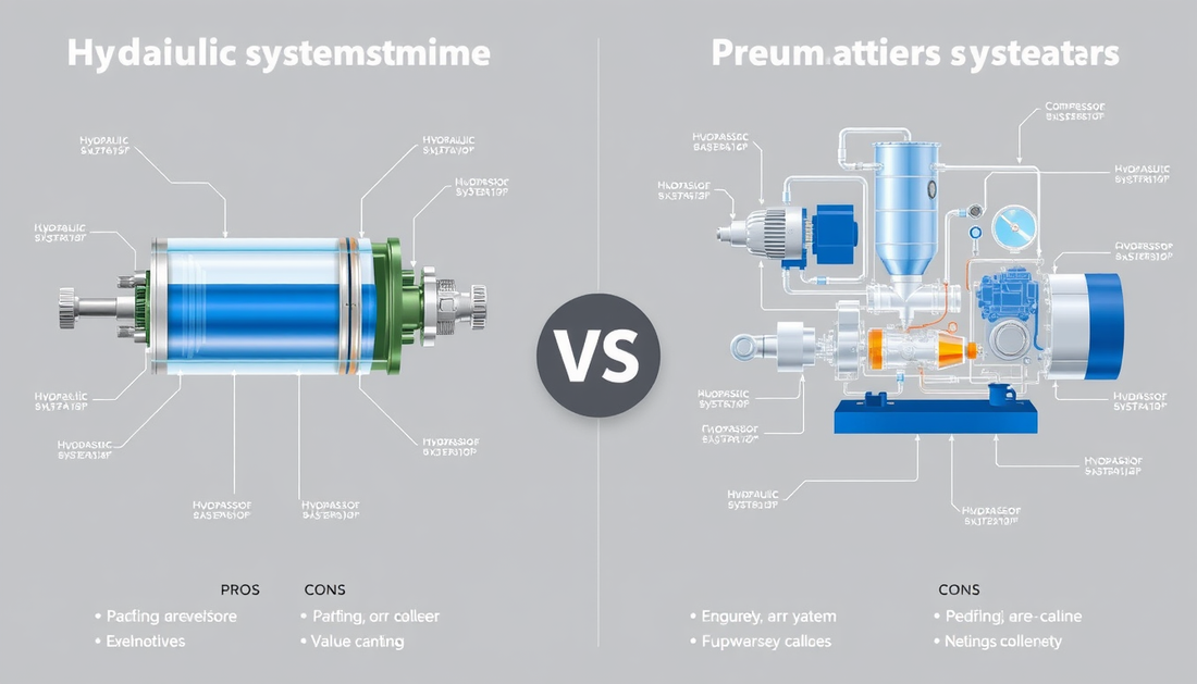 Sistemas Hidráulicos vs. Pneumáticos: Qual é a melhor opção para sua aplicação?