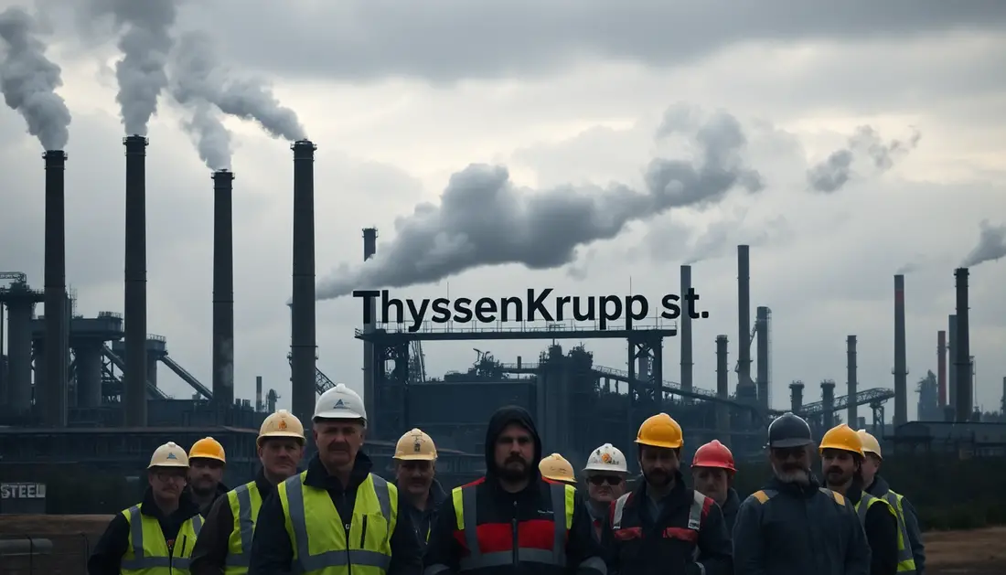 Crise na indústria siderúrgica alemã: ThyssenKrupp Steel anuncia cortes profundos