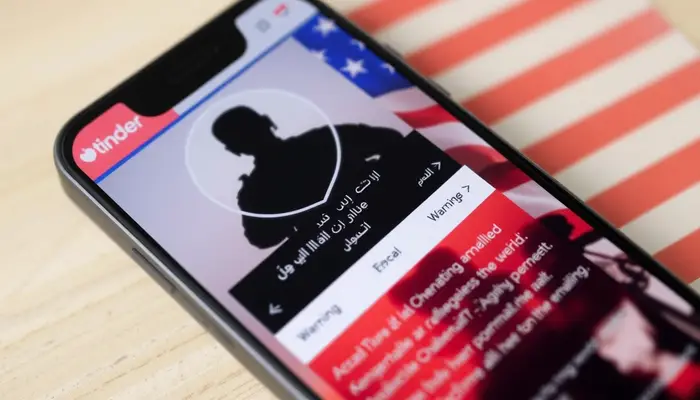 O Exército dos EUA usa anúncios no Tinder para alertar o Líbano