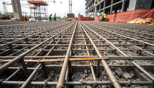 Aço em Concreto Armado para Fundações: Reforço de fundações com aço para suportar cargas elevadas e garantir estabilidade