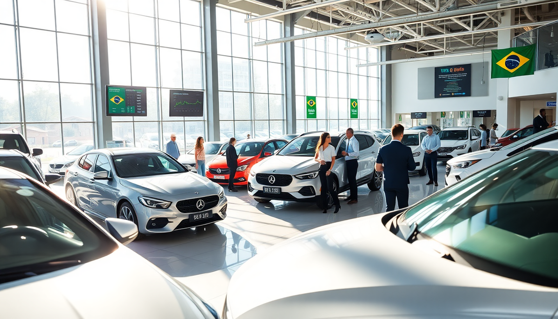 Setor Automotivo Brasileiro registra crescimento de 8% nas vendas no primeiro trimestre