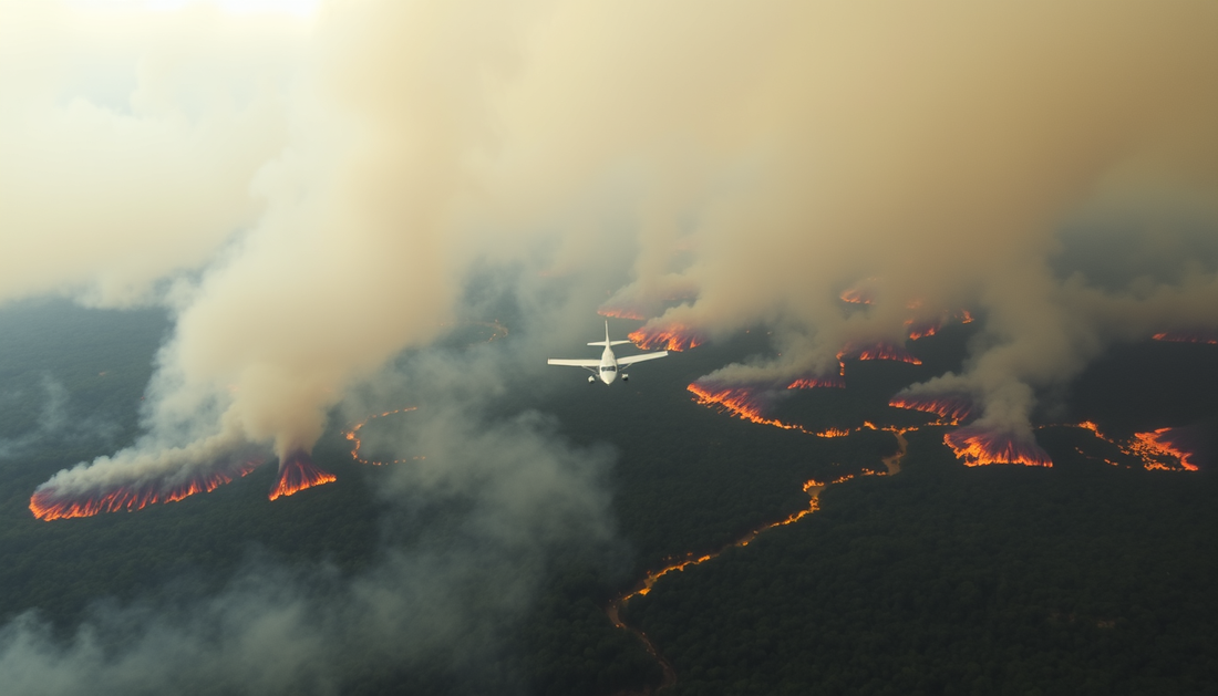 Lula e Janja sobrevoam Parque Nacional de Brasília em chamas