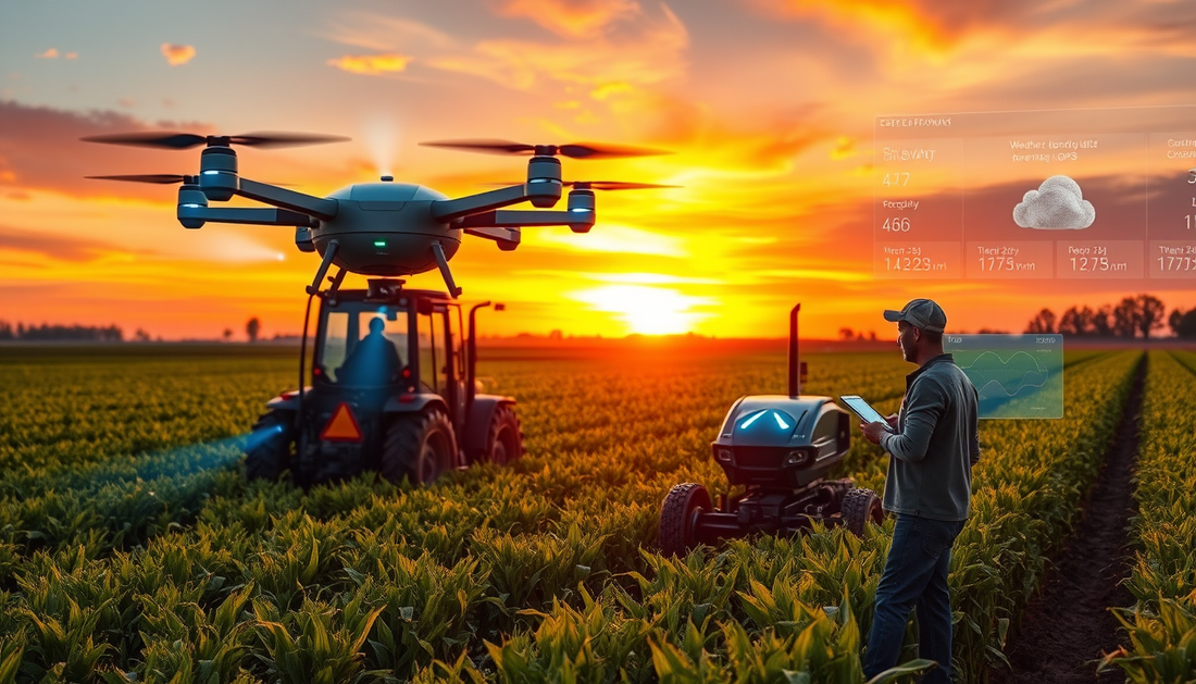 Inteligência Artificial e IoT na Produção Agrícola Inteligente