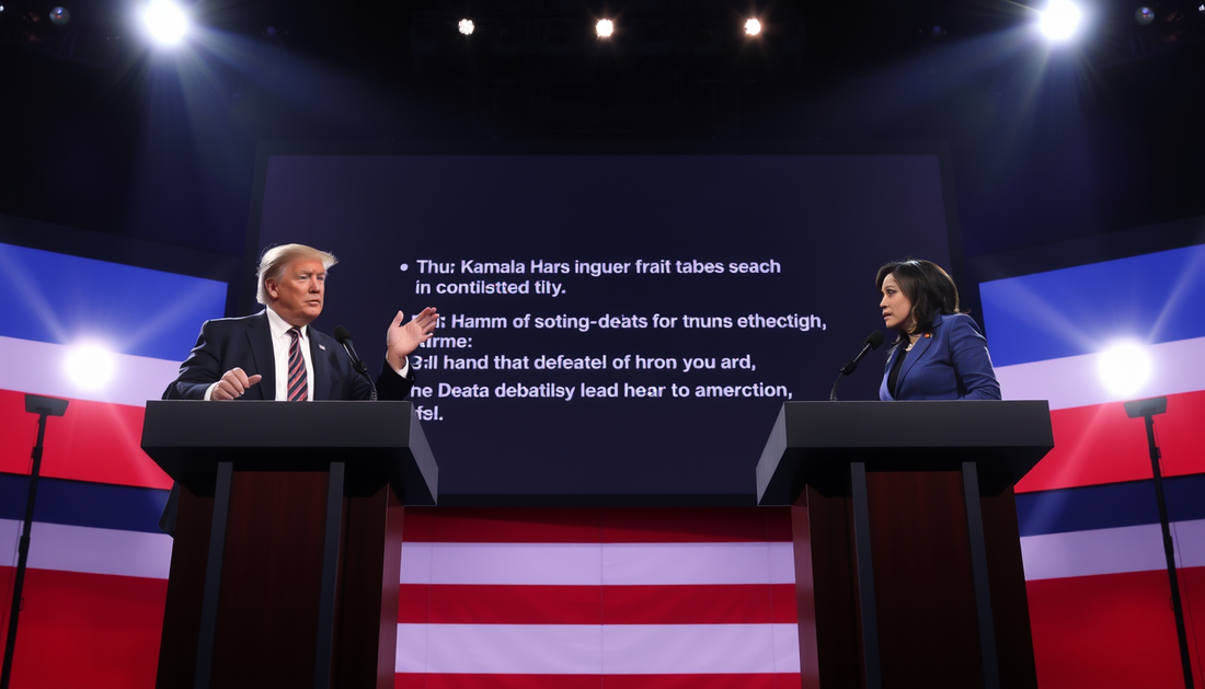 Trump Aceita Debate com Kamala Harris Após Negociações sobre Regras