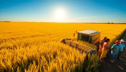 Safra de arroz do Brasil atinge novo recorde em 2025