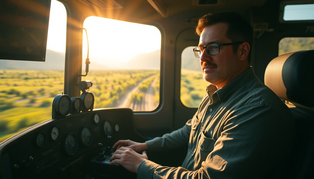 A vida de um maquinista: Explorando a profissão por trás da locomotiva