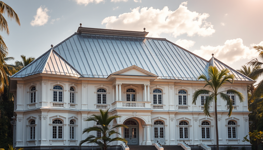 Telhado Colonial com Estrutura Metálica: Adaptação de estilos tradicionais com materiais modernos