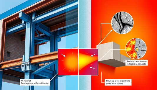 O Impacto da Temperatura no Aço e no Concreto Armado: Entendendo os Desafios e Soluções