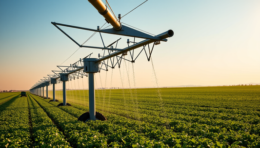 O Aço Revoluciona a Irrigação Automatizada da Pivot Agrícola