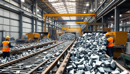 Reciclagem Avançada: Otimizando a Reutilização de Aço