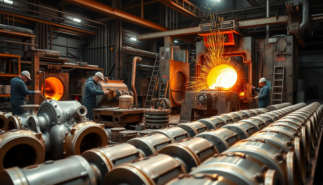 Fundição de Peças de Alta Qualidade para Compressores e Ventiladores Industriais