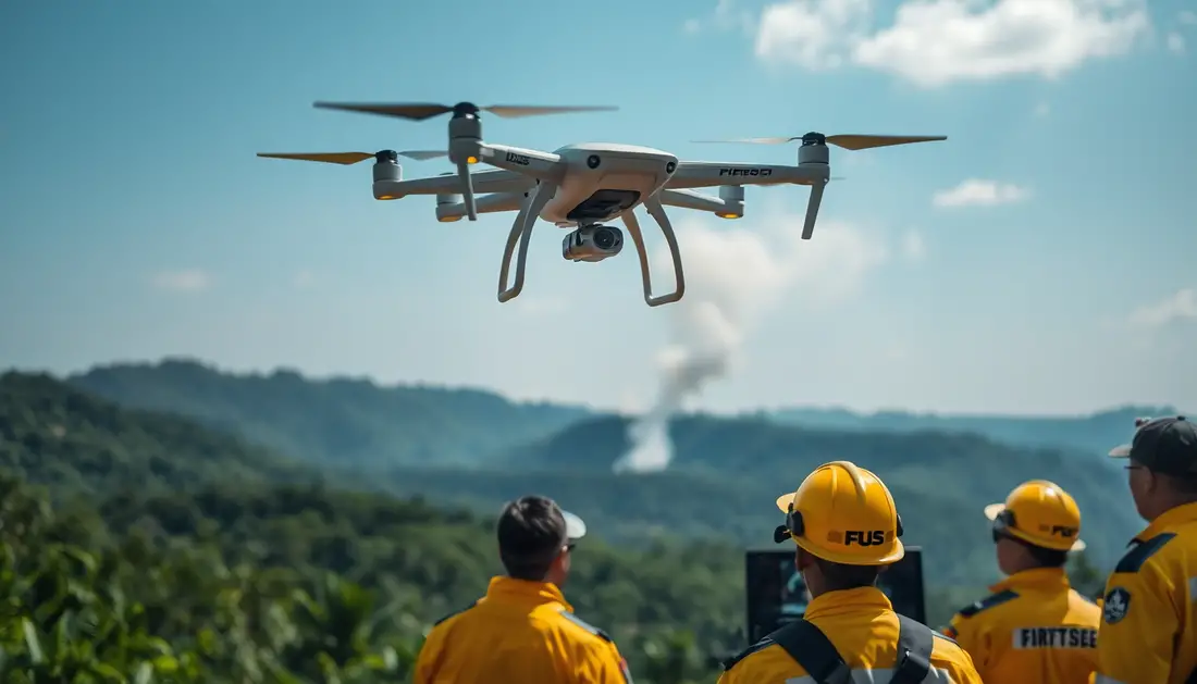 Distrito Federal adquire novos Drones para Combater Queimadas