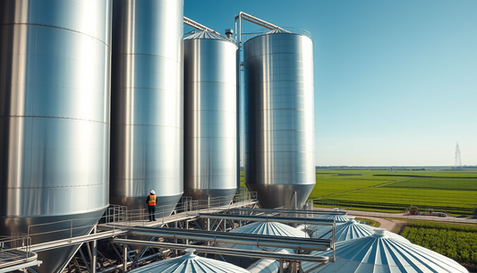 Coamo expande Silos de Aço: Garantindo Eficiência e Segurança no Armazenamento de Grãos