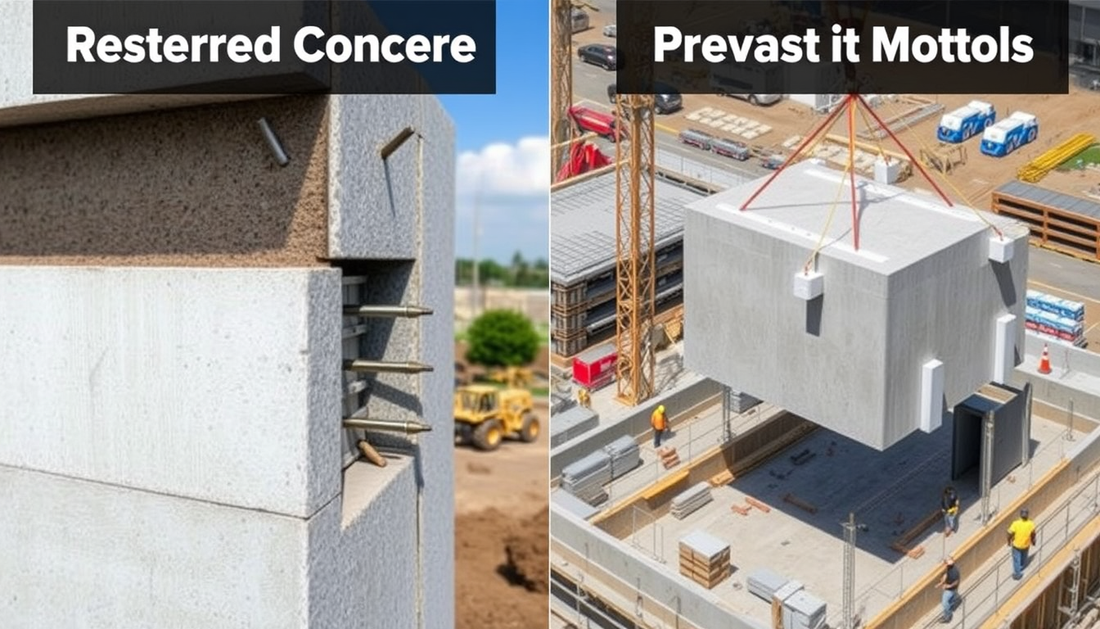 Reforço de Concreto Armado vs. Concreto Pré-Moldado: Entendendo as Diferenças