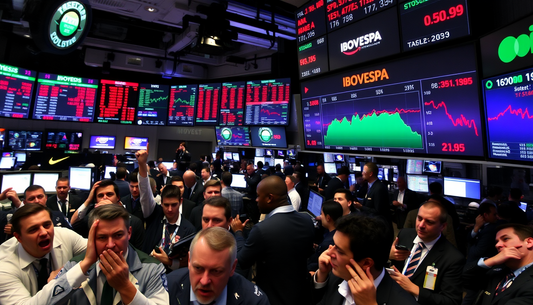 O Ibovespa oscila em meio a cautela global e dados de inflação no Brasil