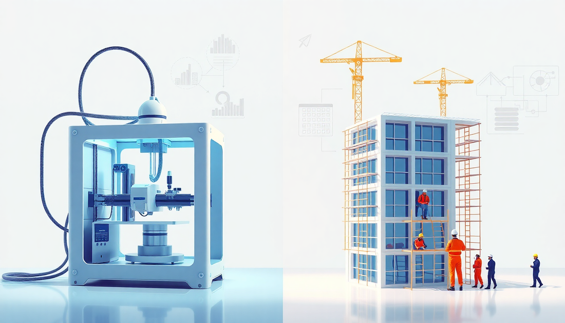 Impressão 3D vs. Construção Tradicional: Explorando as Vantagens e Desvantagens de Cada Abordagem