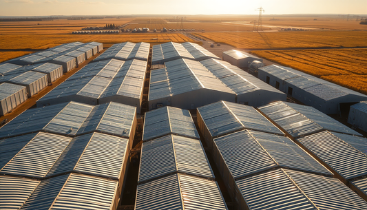 Armazéns Modulares de Aço para maior estocagem de Grãos da SLC Agrícola