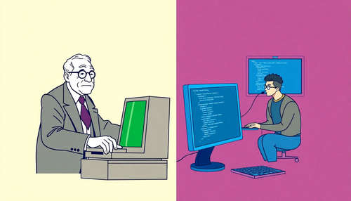 COBOL vs. Visual Basic: Legado e Desenvolvimento Rápido