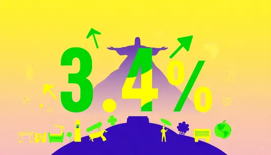 PIB do Brasil deve crescer 3,4% em 2024, projeta a CNI