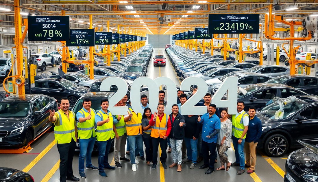 Crescimento impressionante da Indústria Automotiva brasileira em 2024