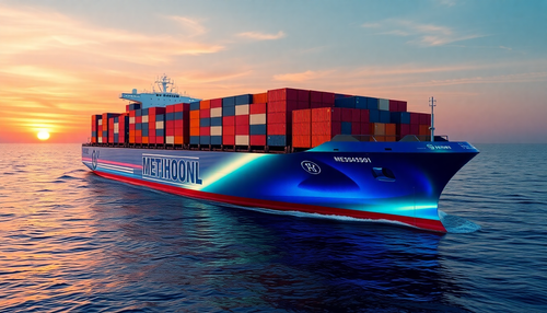 CMA CGM recebe Primeiro Navio Movido a Metanol