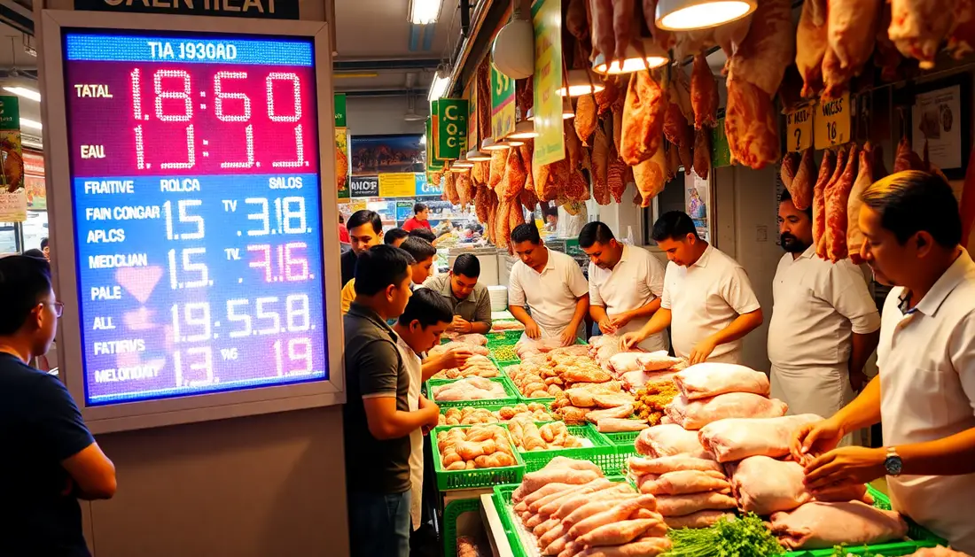 Preços da Carne sobem globalmente, impulsionados pela demanda por Frango brasileiro