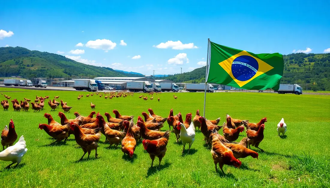 Brasil mantém liderança global na Exportação de Carne de Frango