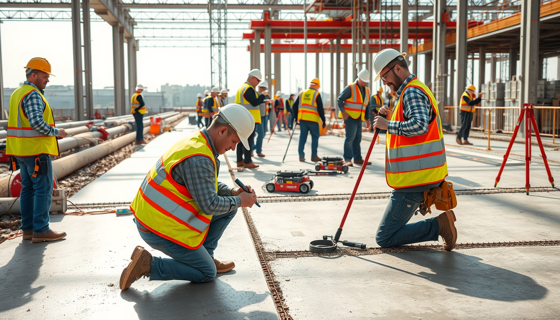 Controle de Qualidade na Aplicação de Pisos de Concreto Armado