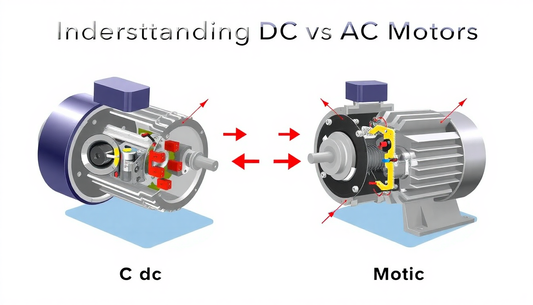 Entendendo as diferenças entre Motores CC e CA: Guia para a escolha ideal