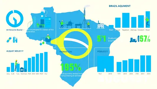 Dados da Sondagem Industrial: Produção e Emprego na Indústria Brasileira crescem em Agosto