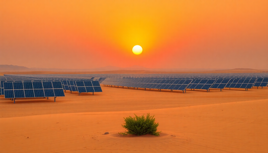 Parques Solares em Áreas Desérticas: Benefícios Ambientais Comprovados