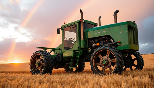 Maquinário Agrícola de Aço Reciclado da John Deere