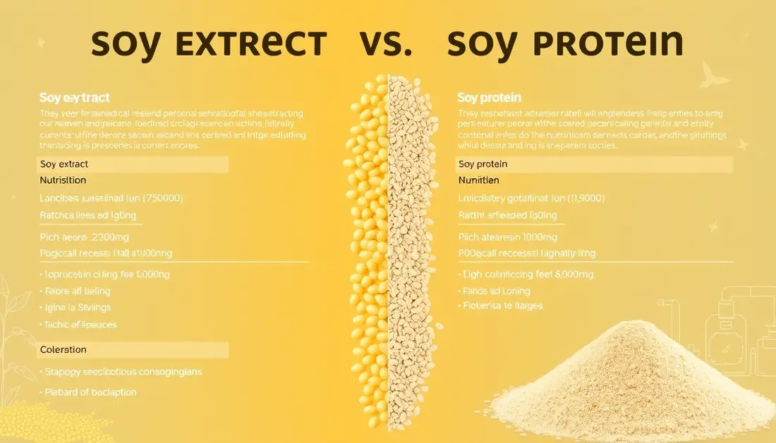 Extrato de Soja vs. Proteína de Soja: Entendendo as Diferenças