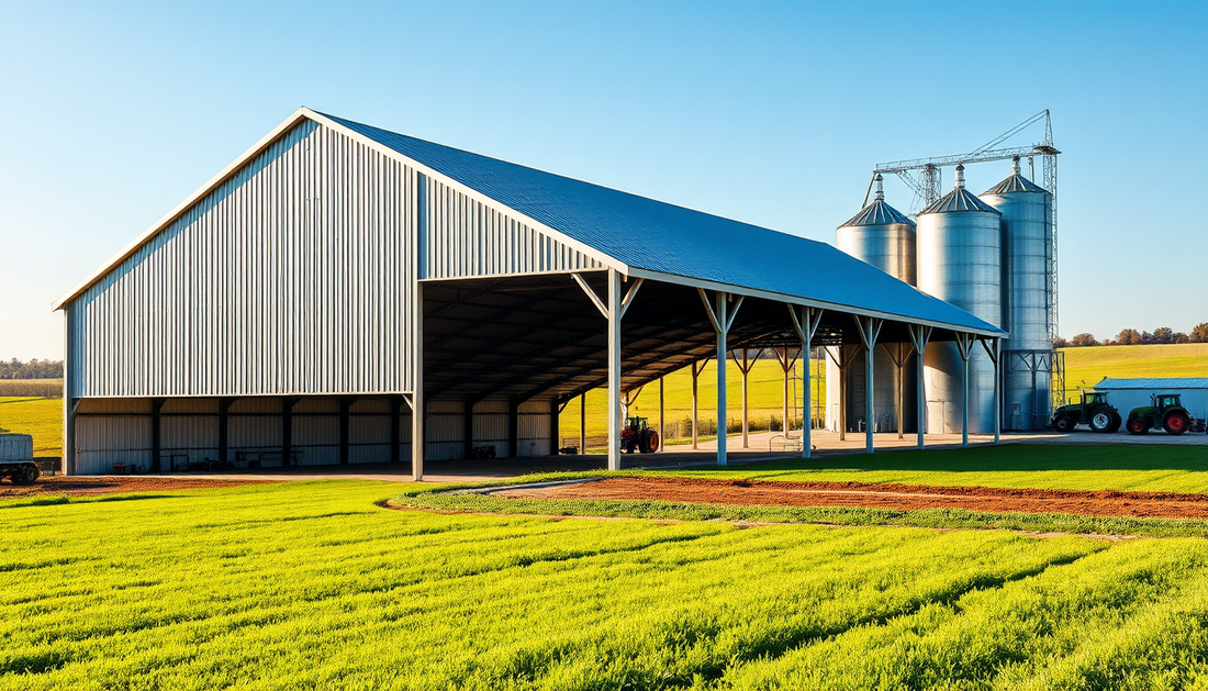 Estruturas Metálicas em Instalações Agrícolas: Aplicações e vantagens em construções rurais