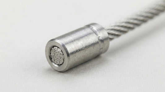Terminal para Cabo de Aço ALUMÍNIO INOX
